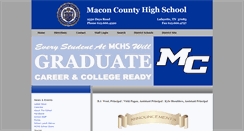 Desktop Screenshot of maconcountyhs.com